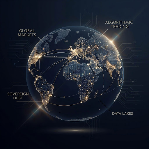 Global Data Engine Network Node Map