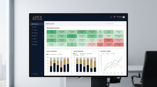 Financial Analysis Dashboard Visualization